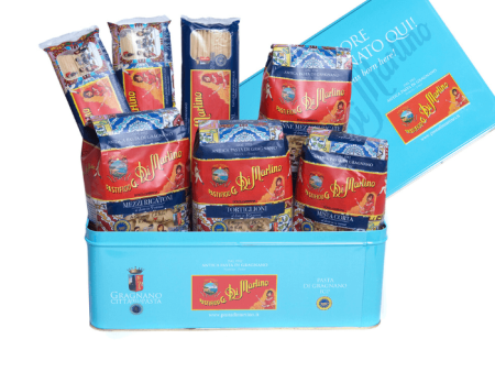 Di Martino Pin Up Turquoise Pasta Gift Box Tin Discount