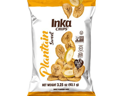 [Best Before: 04 13 25] Inka Sweet Plantain Chips, 3.25 oz Online now