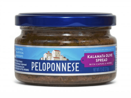 [Best Before: 06 30 25] Peloponnese Kalamata Olive Spread, 7.5 oz Cheap