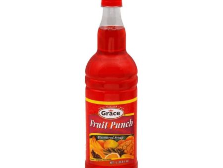 Grace Fruit Punch Flavored Syrup, 25.5 oz Online Hot Sale