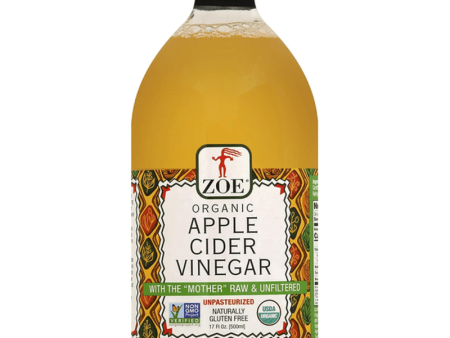 Zoe Organic Apple Cider Vinegar, 16.9 oz For Discount