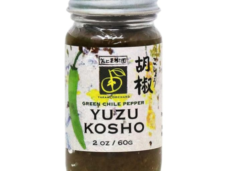 Yakami Orchard Yuzu Kosho Green Chile Pepper, 2 oz   60g Online Hot Sale