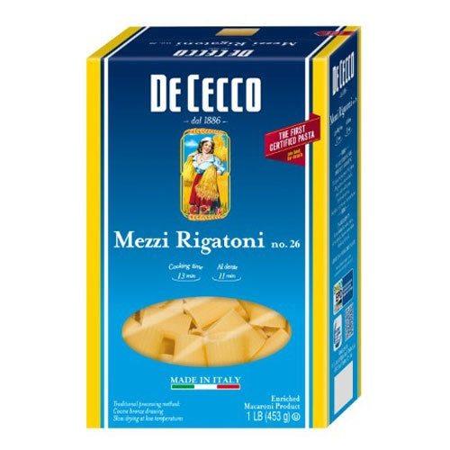 De Cecco #26 Mezzi Rigatoni, 1 lb Discount