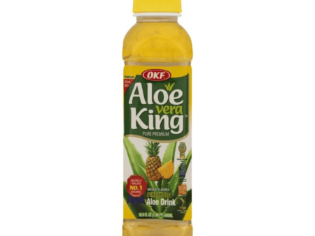 OKF Aloe Vera King Pineapple Drink, 16.9 oz on Sale