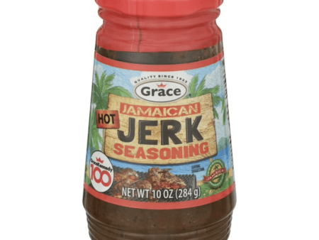 [Best Before: 03 31 25] Grace Jamaican Hot Jerk Seasoning, 10 oz Fashion