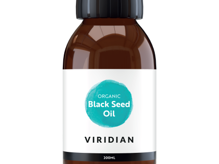 Viridian 100% Organic Black Seed Oil, 200ml For Discount