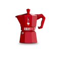 Bialetti Red Moka 6-Cup Stovetop Espresso Maker For Sale