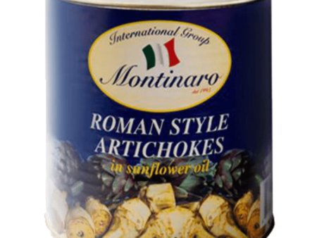 Montinaro Roman Artichoke With Stem in Oil, 5.3 Lbs Online Sale