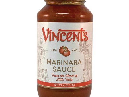 Vincent s Original Marinara Sauce, 25 oz Online now