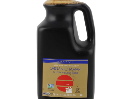 [Best Before: 10 18 25] San-J Organic Tamari Gold Gluten Free Soy Sauce, 64 oz Fashion