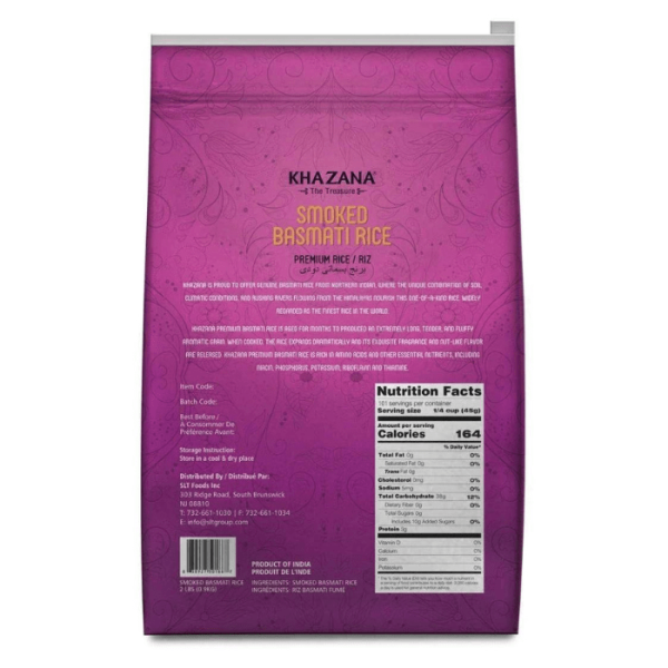 Khazana Smoked Basmati Rice, 2 Lbs Online Hot Sale