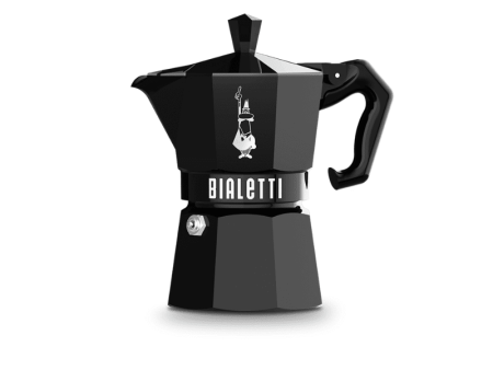 Bialetti Black Moka 3-Cup Stovetop Coffee Maker on Sale