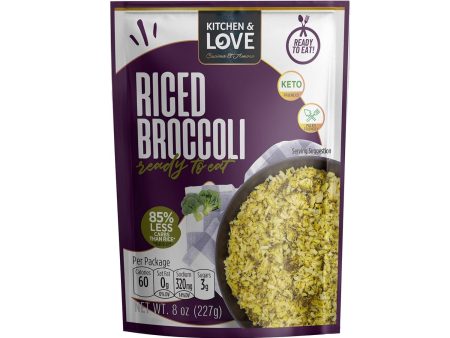 [Best Before: 05 09 26] Kitchen & Love Riced Broccoli, 8 oz For Discount