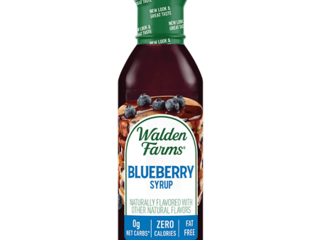 [Best Before: 02 14 25] Walden Farms Blueberry Syrup, 12 oz Supply