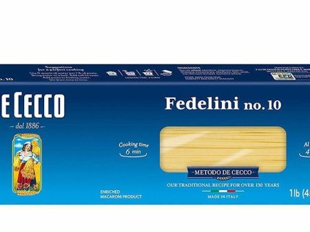 [4-29-2027] De Cecco #10 Fedelini, 1 lb Fashion