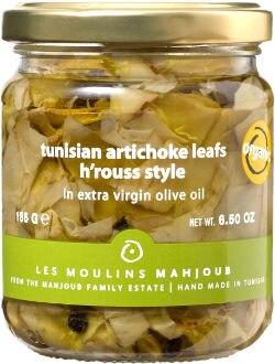 Les Moulins Mahjoub Tunisian Artichoke Leaves H rouss Style, 6.5 oz Supply