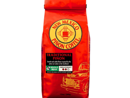 New Mexico Pinon Whole Bean Coffee Traditional Pinon, 12 oz Discount