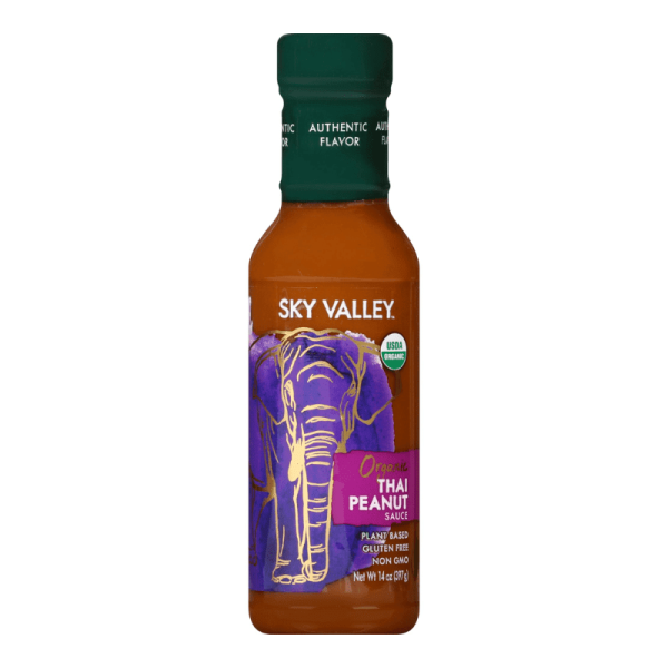 Sky Valley Organic Thai Peanut Sauce, 14 oz Online Hot Sale