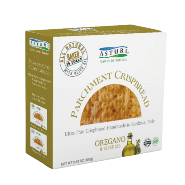 Asturi Parchment Crispbread Classico with Oregano & Olive Oil, 3.5 oz Online