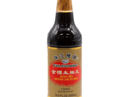 [Best Before: 02 27 25] Pearl River Bridge Golden Label Superior Light Soy Sauce, 16.9 oz For Discount