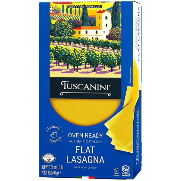 Tuscanini Oven Ready Flat Lasagna, 17.6 oz Sale